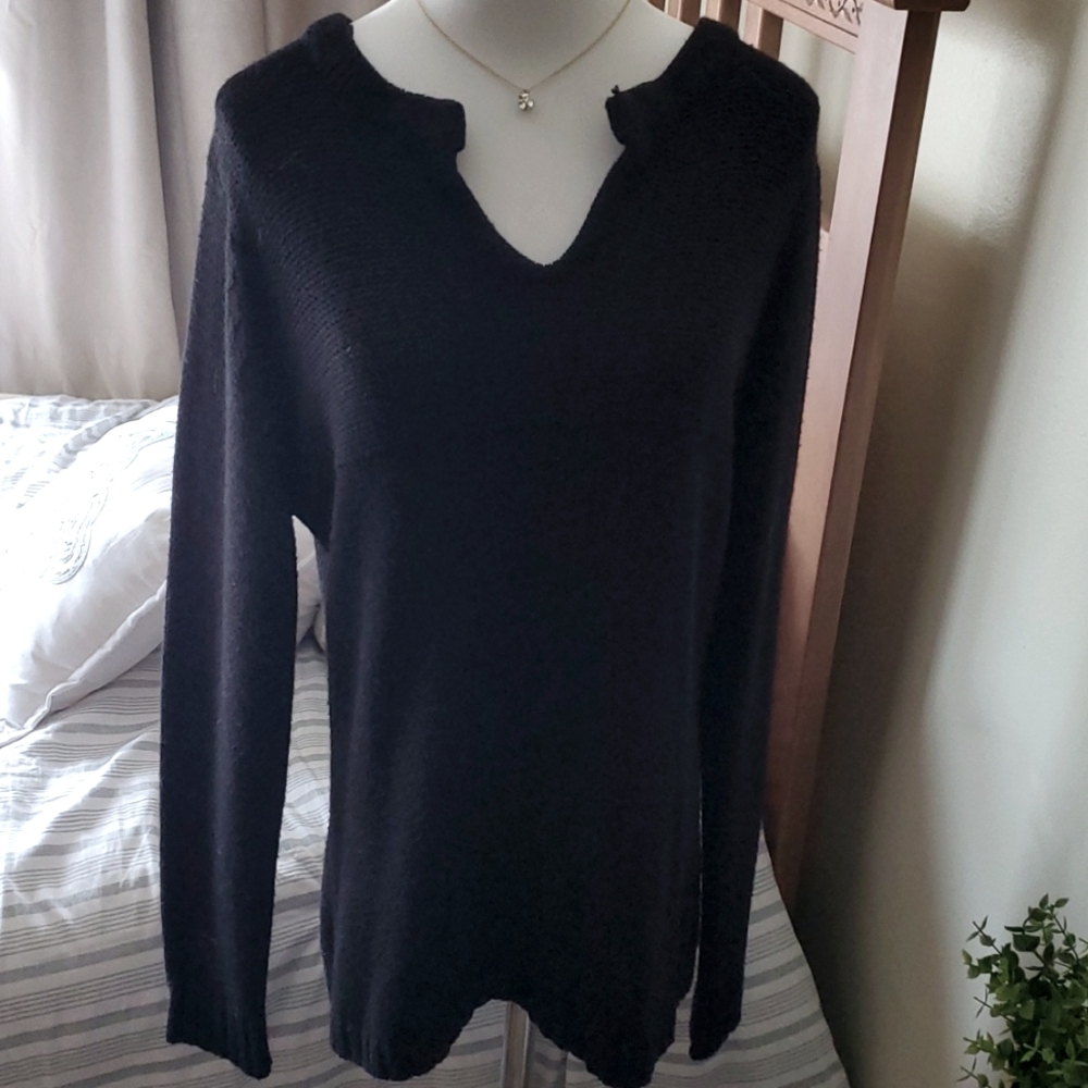 Carol Rose Black Sweater XL - Picture 2 of 6